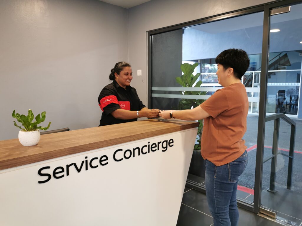 13 A new Service Concierge located at the front of the Service Centre 1